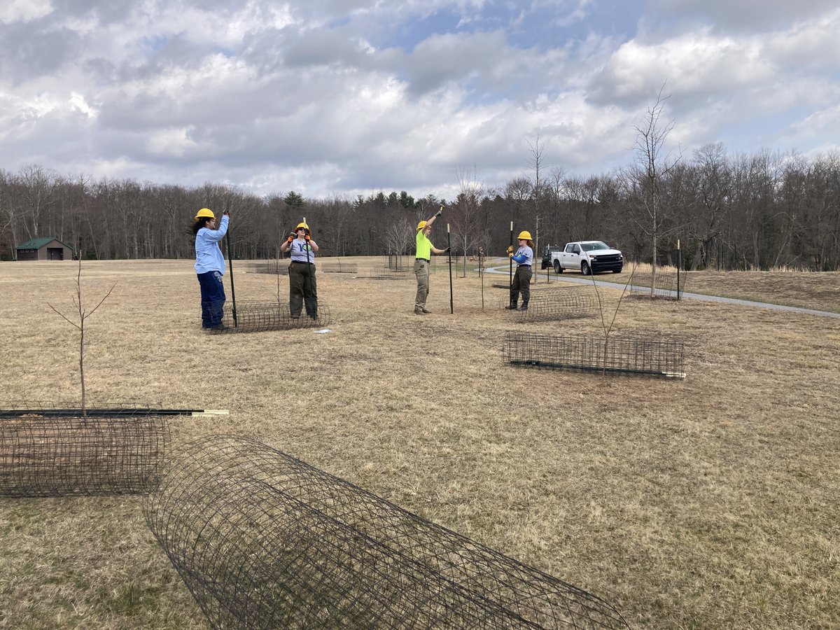 The PA Outdoor Corps Wilkes-Barre Crew’s first project of this season was planting shade trees at Hickory Run State Park’s day use area. The crew also did some general clean up and mulching.
 
Learn more about the Outdoor Corps ➡️ thesca.org/program/pennsy…