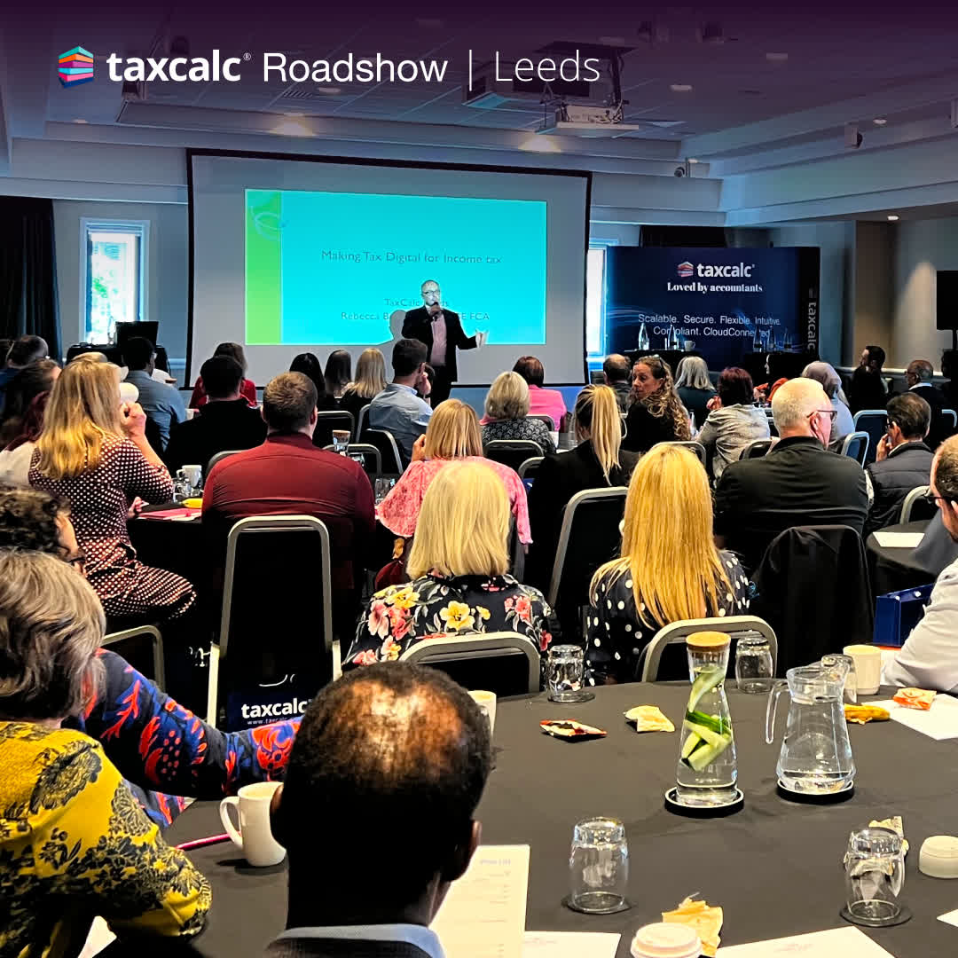 taxcalc's tweet photo. What a crowd. What a conversation. What a day!

Yesterday's TaxCalc Roadshow in Leeds brought together a room full of brilliant practitioners, all eager to learn, share and prepare for the challenges that MTD will bring.

Huge thanks to Rebecca Benneyworth for the (as expected!) insightful session - and to our panel of TaxCalc users, Robyn Milstead CTA, Rob Newman and Vicky Peat FCCA, for stepping up and sharing their experiences.

And thanks to everyone who came - and if you couldn't make it, we hope to see you at the next one!

#TaxCalcRoadshow #MTD #AccountantsTogether