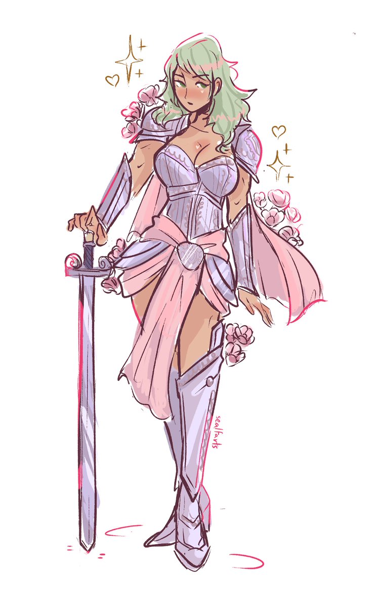 「first round of sketch comms #FE3H 」|its mariel sealfarts 🦭のイラスト