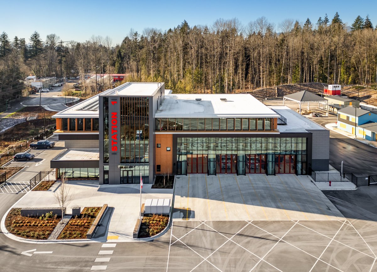 This new sustainable building is designed to operate through emergencies like earthquakes and major power outages. It’s more than a fire hall; it’s a community resource. 

The Maplewood Fire and Rescue Centre was built on a former landfill site, our project team removed