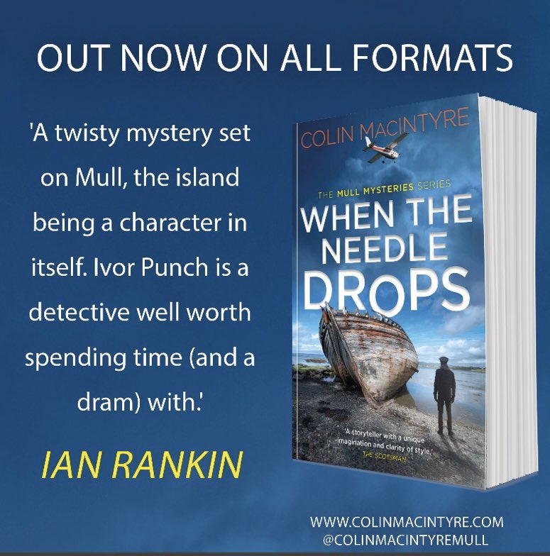 MullHistorical's tweet image. Just delivered my fifth book, the second in my Mull Mysteries / Sgt Ivor Punch series — publication news to come. Sharing the others. And F…
@colinmacIntyre