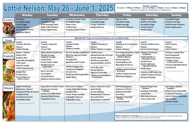 Messiah Dining tweet media