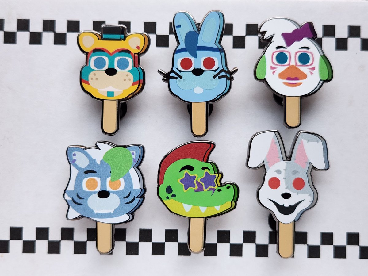Stay cool and stylin this summer with our FNaF inspired enamel pins!

Up to 40% off most designs for a limited time!

Check the link below for a link to our designs!