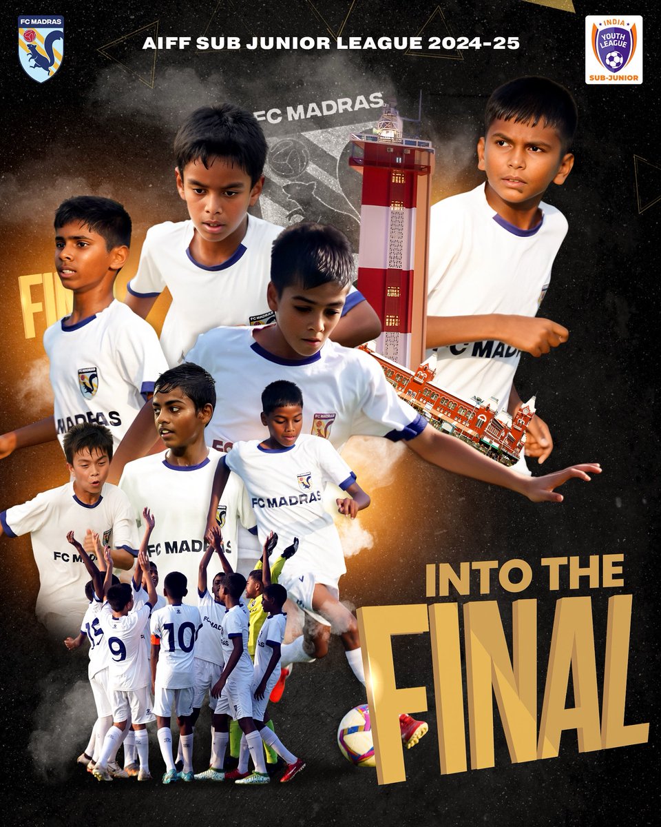 fcmadras's tweet photo. เฎจเฎพเฎเฏเฎ เฎตเฎฐเฏเฎฎเฏ ๐ซต๐ฝ
Through to the big one.
The final awaits.
#FCMadras #AIFF #FCM #FlyingSquirrels #ChampionsForLife #WinningTogether #MadeInMadras
#AIFFYouthLeague #AIFFSubJuniorLeague https://t.co/AlNeu9rKqb