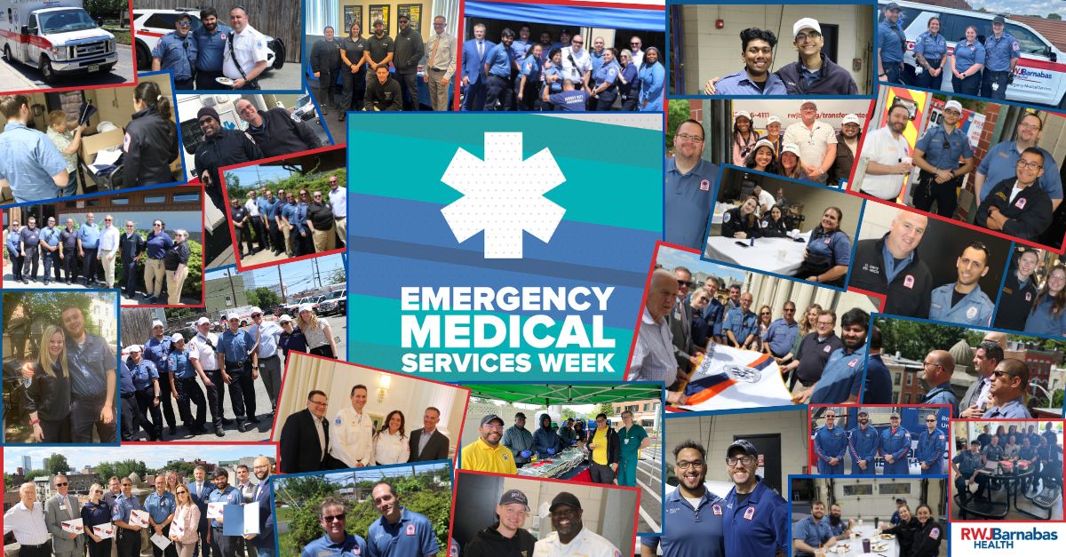 To our #EMS Partners, your dedication &amp; compassion don't go unnoticed. You're there 24/7 in moments of crisis with courage &amp; calm. As #EMSWeek concludes, we look at a week of celebrations across RWJBH honoring you! Thanks for all that you do!

#MobileHealth #LetsBeHealthyTogether