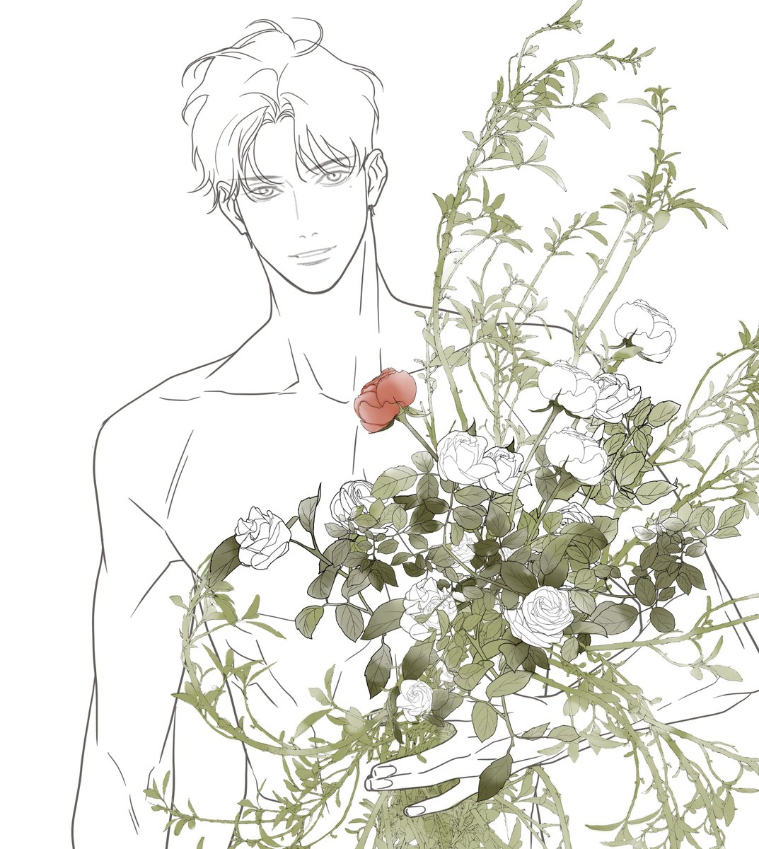 zzugi's tweet photo. To the event winners waiting for an unreleased side story, I apologize for the delay in the book.
It's almost in the final stages, 
I'm getting late because I'm going around looking at flowers.
I'm sorry.🥲
I will try to complete it as soon as possible and before summer comes. https://t.co/cvDSS4Q4JQ