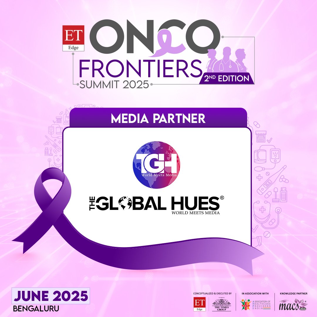 We’re proud to partner with ET Edge for the Onco Frontiers Summit 2025 in association with Association of Healthcare Providers India.

June 2025
Bengaluru et-edge.com/conferences/on…

#ETEdgeOncoFrontiers2025 #theglobalhues #tgh #etedge