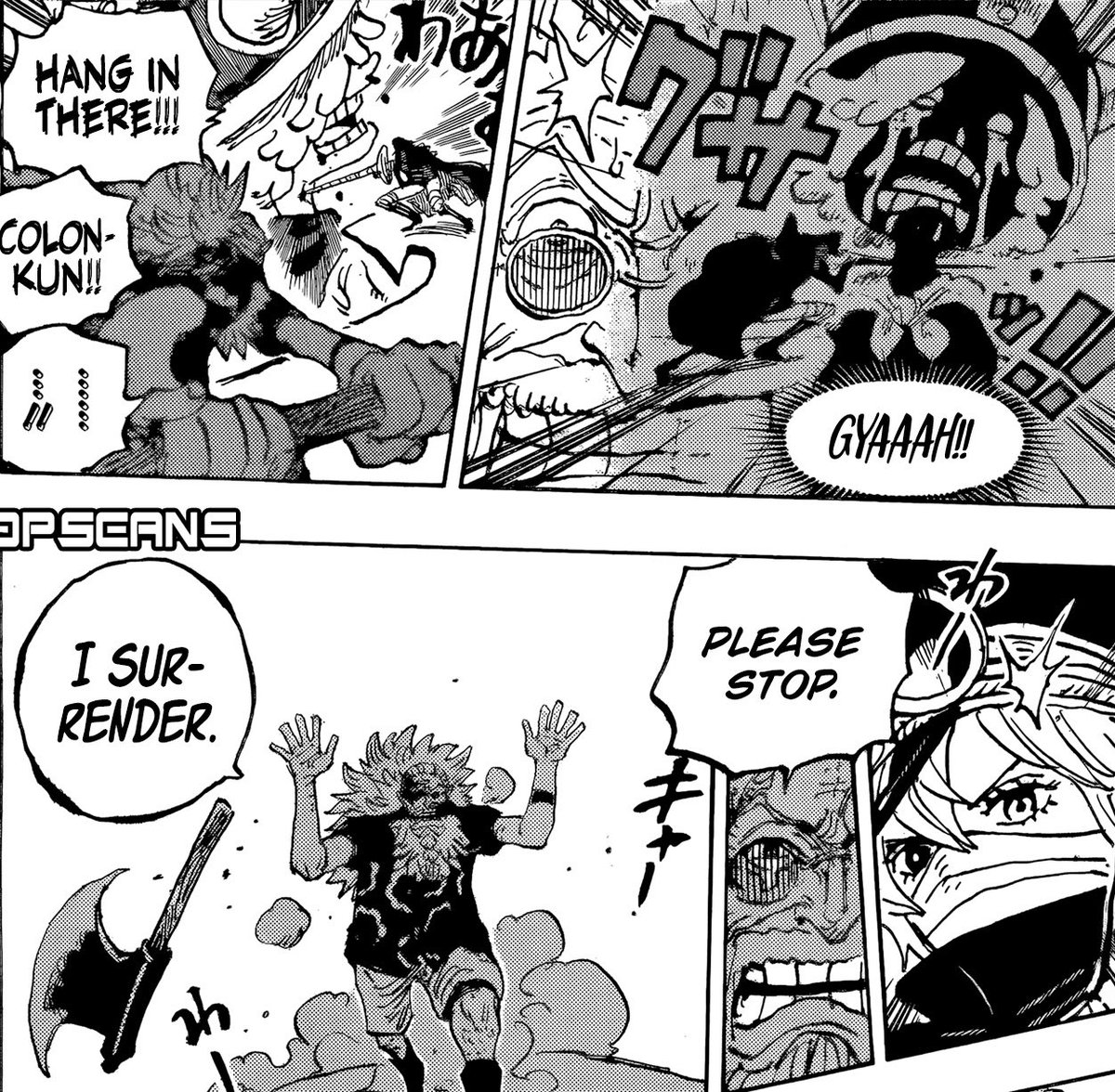 #ONEPIECE1149 
“A child is a weak spot for every parent”