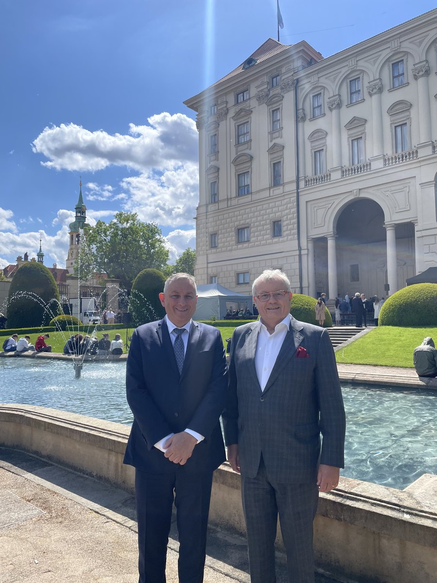 Eurochambres (@eurochambres) on Twitter photo A valuable conversation between our President <a href="/VladimirDlouhy/">Vladimír Dlouhý</a> & <a href="/JozefSikela/">Jozef Síkela</a> in beautiful surroundings on the importance of strong business links and international partnerships to 🇪🇺’s #competitiveness & growth.
#GlobalGateway #TeamEurope A valuable conversation between our President <a href="/VladimirDlouhy/">Vladimír Dlouhý</a> & <a href="/JozefSikela/">Jozef Síkela</a> in beautiful surroundings on the importance of strong business links and international partnerships to 🇪🇺’s #competitiveness & growth.
#GlobalGateway #TeamEurope