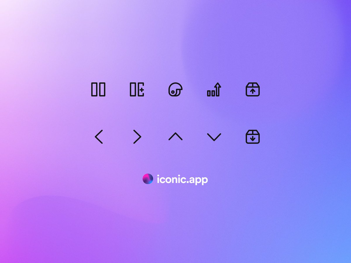 New icons have dropped! ✨

Get them at iconic.app