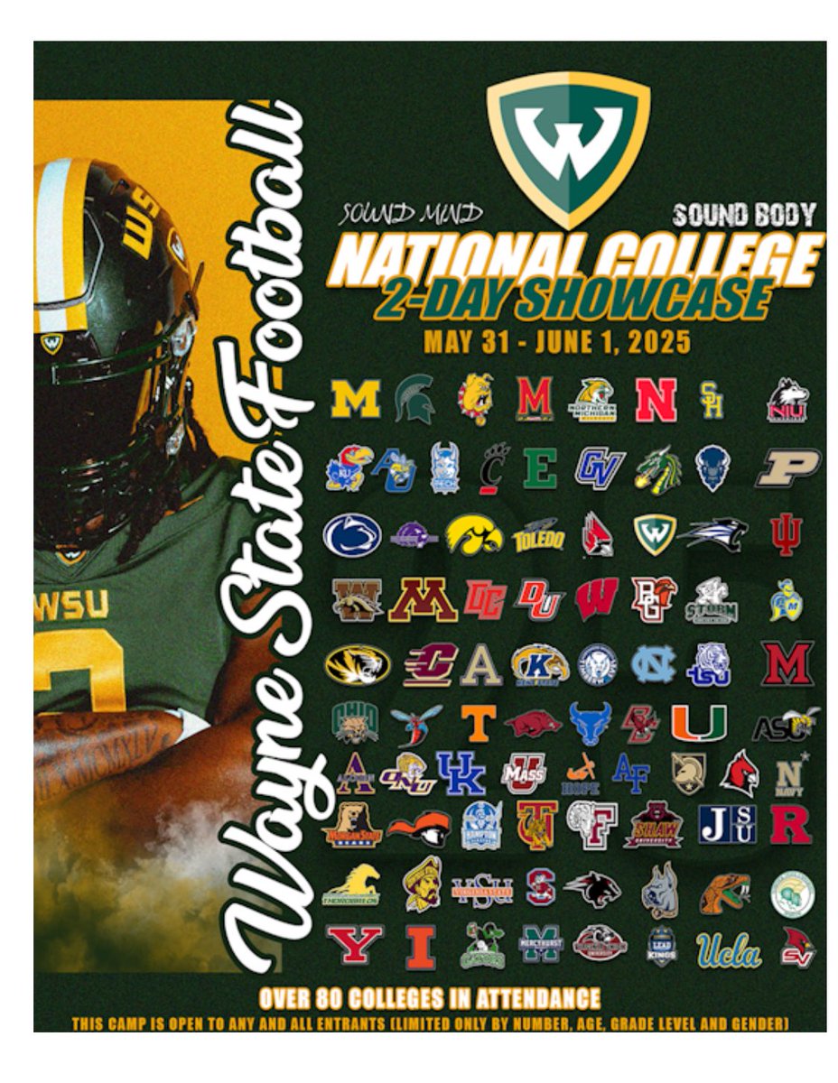 Stephon Griffin (@stephong24) on Twitter photo Excited to be competing at Wayne State’s Mega Camp next weekend (May 31st & June 1st) #SHIELD #IAM <a href="/PCHSWildcatsFB/">Plainfield Wildcats Football</a> Excited to be competing at Wayne State’s Mega Camp next weekend (May 31st & June 1st) #SHIELD #IAM <a href="/PCHSWildcatsFB/">Plainfield Wildcats Football</a>