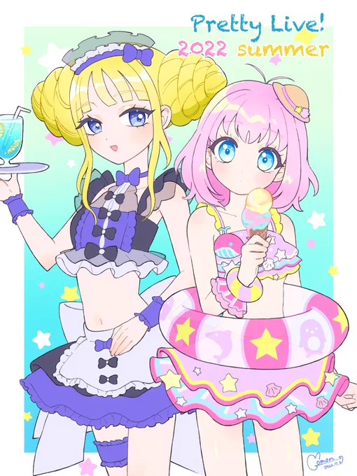 プリマジセレクション回配信中なので過去のプリマジ絵再掲(みるきばっか)