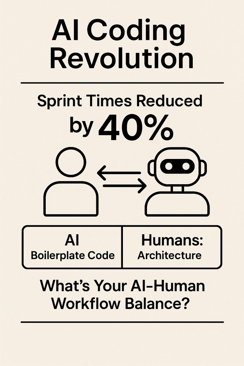 MetaScriptor's tweet image. “As @sama predicted, AI is now eating software development whole.
The key? Letting AI handle boilerplate while humans
focus on architecture. What’s your AI-human workflow balance?
#ArtificialIntelligence #SoftwareEngineering #AIcodingAssistant”