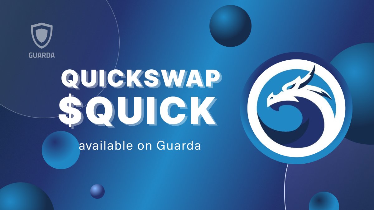 GUARDA π WALLET (@guardawallet) on Twitter photo Lightning-Fast Swaps $QUICK on <a href="/GuardaWallet/">GUARDA π WALLET</a>!β‘
Now manage your <a href="/QuickswapDEX/">QuickSwap π² DragonFi 2.0</a> securely across all devices! π
Get the best rates and trade in a flash. Start swapping now! π jgdqf.app.link/quick-wallet
#DeFi #Polygon #QuickSwap Lightning-Fast Swaps $QUICK on <a href="/GuardaWallet/">GUARDA π WALLET</a>!β‘
Now manage your <a href="/QuickswapDEX/">QuickSwap π² DragonFi 2.0</a> securely across all devices! π
Get the best rates and trade in a flash. Start swapping now! π jgdqf.app.link/quick-wallet
#DeFi #Polygon #QuickSwap