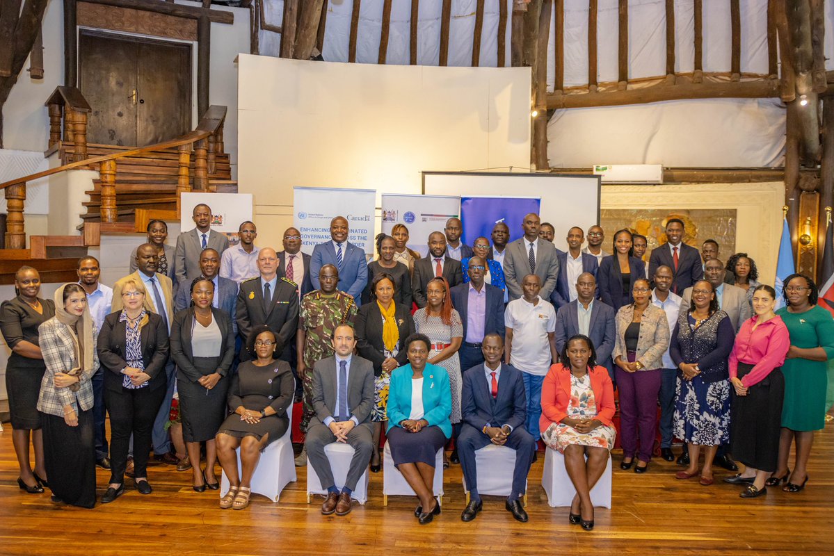 UNODC Global Maritime Crime Programme (@unodc_mcp) on Twitter photo ❗️Today in 🇰🇪 <a href="/UNODC_MCP/">UNODC Global Maritime Crime Programme</a> launched the Training Manual for Joint Operations Centers, a key resource designed to provide standardized guidance & strengthen the capacity of border officers across Kenya in combating illicit activities at the borders.
Funded by <a href="/GAC_Corporate/">Global Affairs Canada</a> ❗️Today in 🇰🇪 <a href="/UNODC_MCP/">UNODC Global Maritime Crime Programme</a> launched the Training Manual for Joint Operations Centers, a key resource designed to provide standardized guidance & strengthen the capacity of border officers across Kenya in combating illicit activities at the borders.
Funded by <a href="/GAC_Corporate/">Global Affairs Canada</a>