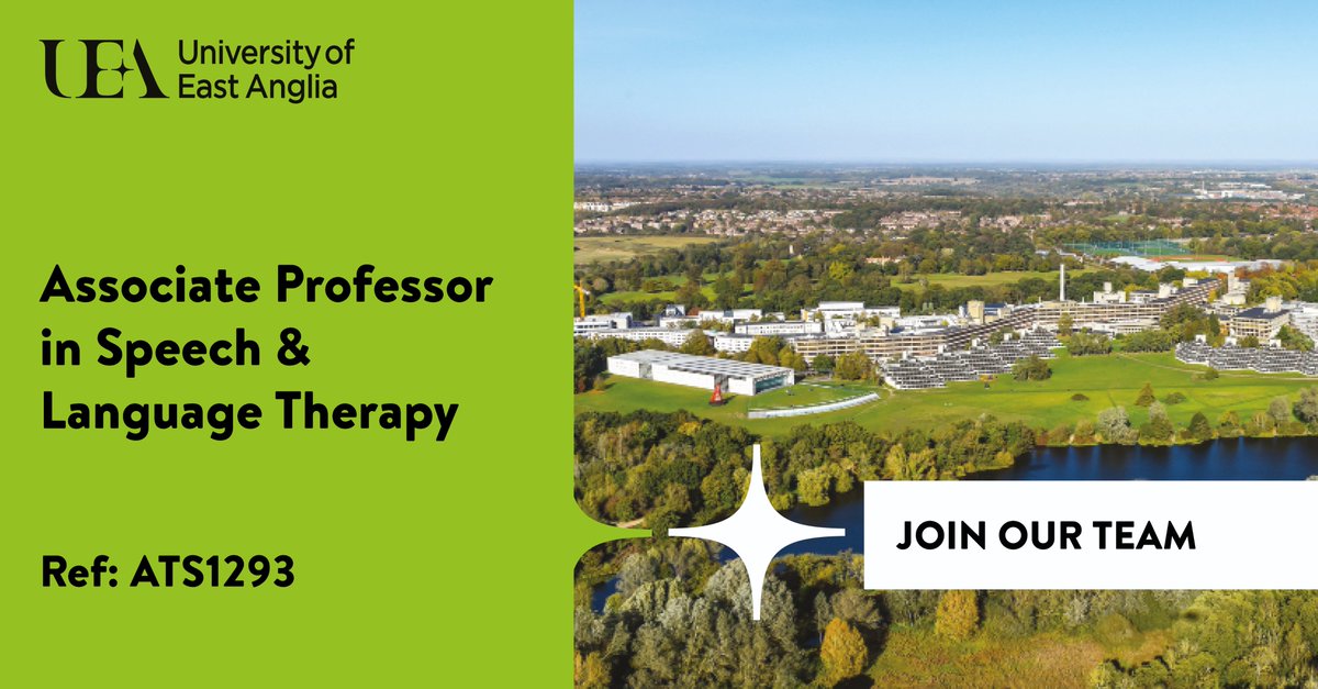 UEA Speech & Language Therapy (@uea_slt) on Twitter photo We're hiring! Job opportunity for an Associate Professor in SLT with expertise in eating, drinking and swallowing. Closing date 16/6/25. Please share widely!
<a href="/UEAHSCP/">UEA Health and Social Care Partners</a> <a href="/uniofeastanglia/">UEA</a> <a href="/ClinAcSLT/">Clinical Academics in SLT</a> <a href="/RCSLT/">RCSLT 💙</a>
For more information: vacancies.uea.ac.uk/vacancies/1279… We're hiring! Job opportunity for an Associate Professor in SLT with expertise in eating, drinking and swallowing. Closing date 16/6/25. Please share widely!
<a href="/UEAHSCP/">UEA Health and Social Care Partners</a> <a href="/uniofeastanglia/">UEA</a> <a href="/ClinAcSLT/">Clinical Academics in SLT</a> <a href="/RCSLT/">RCSLT 💙</a>
For more information: vacancies.uea.ac.uk/vacancies/1279…