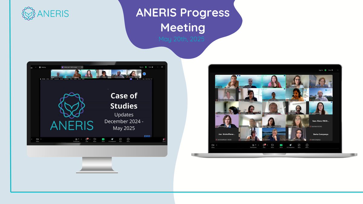 ANERISproject's tweet image. 🌊 ANERIS held its bi-annual progress meeting on May 20th.
🤝 It was a great opportunity for all partners to come together and share updates on the progress of their tasks📈
Read the news here:
aneris.eu/news/aneris-pr…