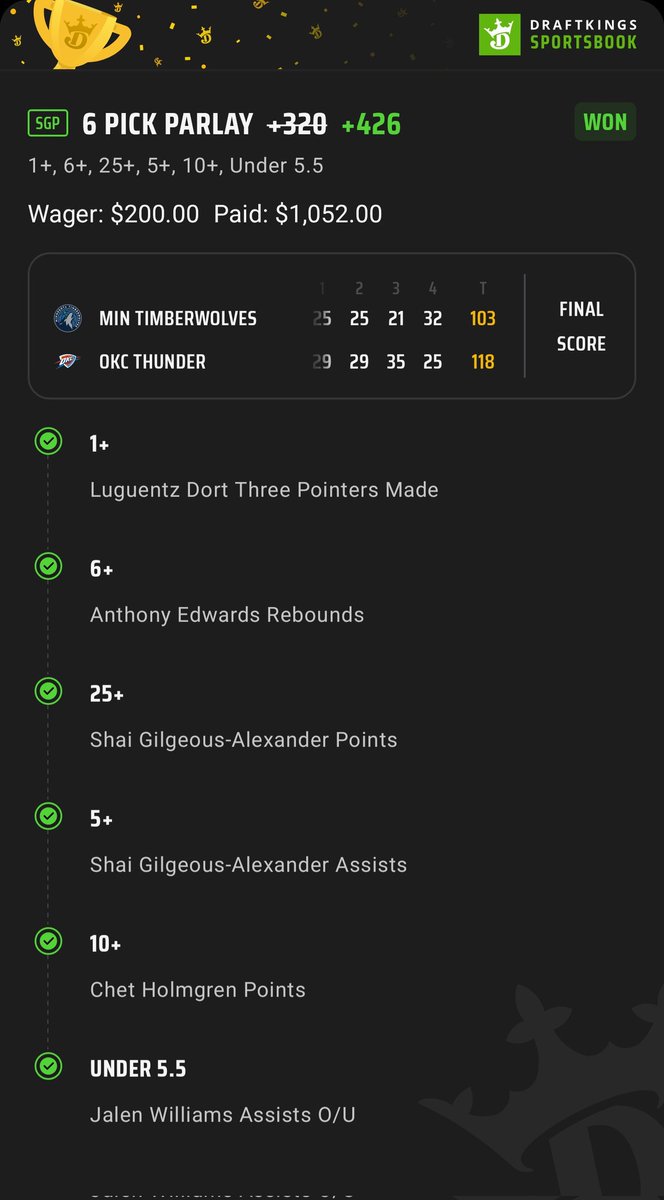 m3latino's tweet photo. @CodyBrownBets Thanks Cody for the sheet. Last leg was sweaty on this boosted parlay. https://t.co/7tHTX1L00S