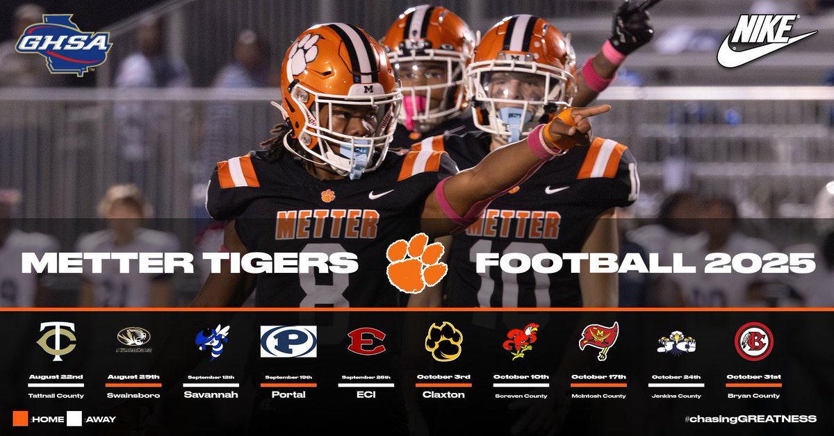 MetterFootball's tweet image. Spring is over, but fall is coming ‼️

🟠⚫️🐅

#gotigers / / #chasingGREATNESS