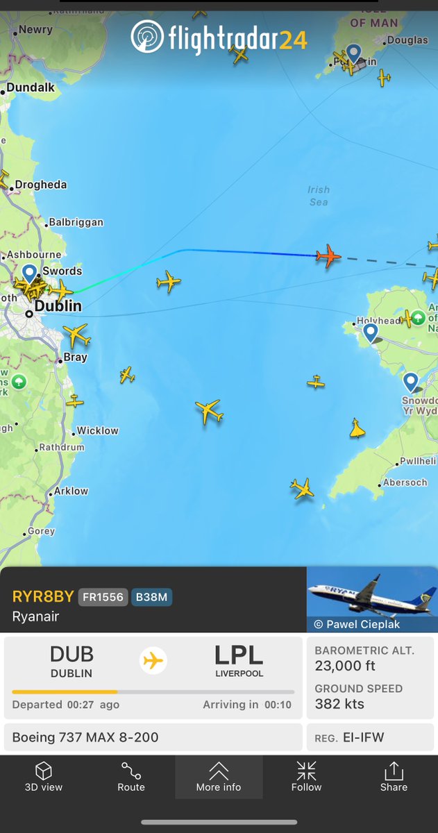 🇮🇪 Has anyone else been tracking flights from Ireland all week?

#TRFC #SWA