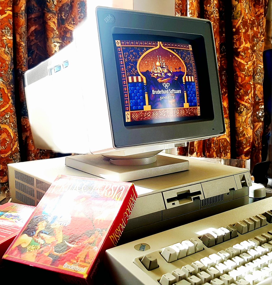 Retro Dream (@retroldies) on Twitter photo Delightful Prince of Persia. The tenacious effort by <a href="/jmechner/">Jordan Mechner</a> working alone on the smallest details with the limited resources of the Apple II to make this a jewel of a game set an example for me to follow for my own projects. The DOS version here on my PS/2 is just magnificent Delightful Prince of Persia. The tenacious effort by <a href="/jmechner/">Jordan Mechner</a> working alone on the smallest details with the limited resources of the Apple II to make this a jewel of a game set an example for me to follow for my own projects. The DOS version here on my PS/2 is just magnificent
