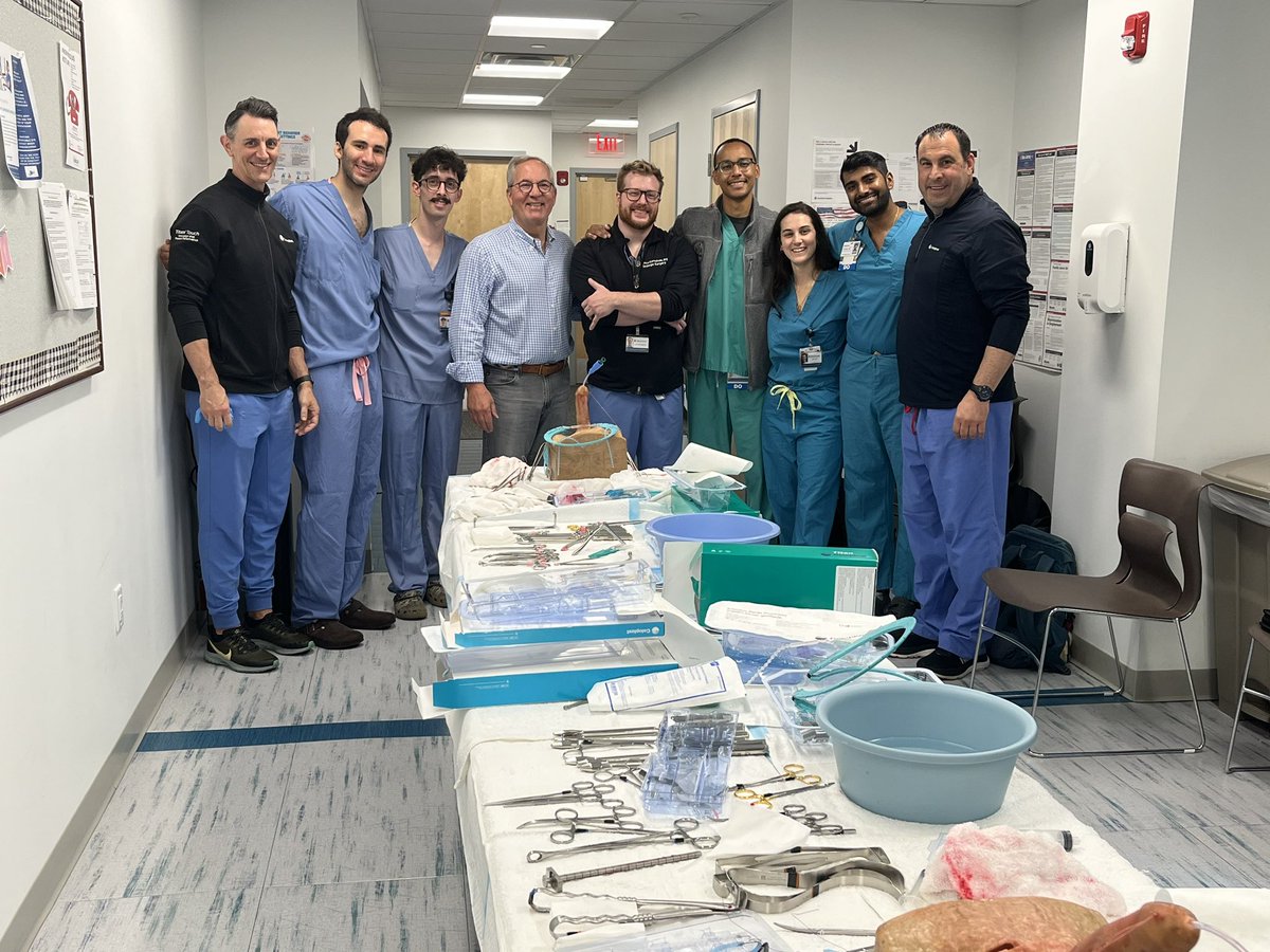 Huge thank you to Dr. Sussman and Coloplast for a great hands on IPP sim! #urology #urologyresidency #ipp