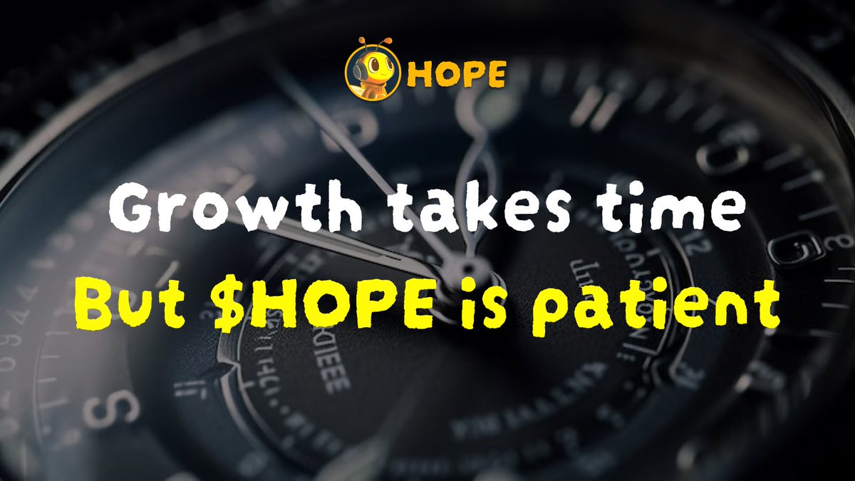 🌌 Every sunrise starts in darkness.
🌅 But it always comes.
🚶‍♂️ Keep going.
💛 You’ve got $HOPE. 🌱💪✨
<a href="/Hope_Dao/">HOPE</a>
