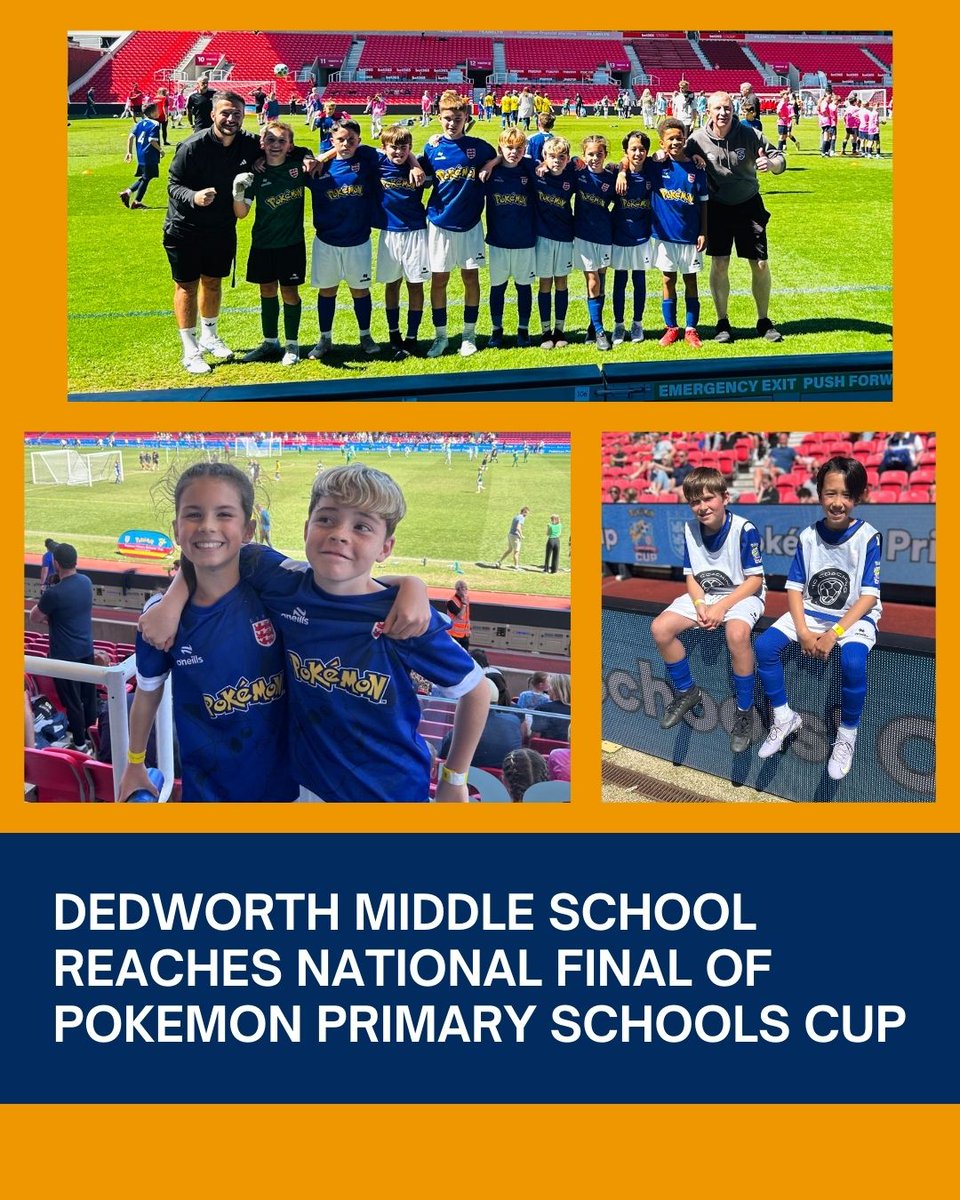 A huge congratulations to Dedworth Middle School, who finished 4th in the country at the national finals of the Pokémon Primary Schools’ Cup hosted at Stoke City FC!

"The players represented Dedworth Middle with pride, passion, and sportsmanship. We couldn’t be prouder.”