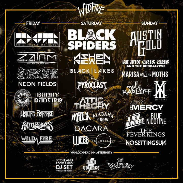 WILDFIRE (@wildfirefestuk) on Twitter photo We could have a few to add but it's shaping up nicely. 4 weeks left to buy tickets online. #wildfire2025 #rockerswithaltitude #denimandheather. It's going to sell out so please don't delay. With <a href="/ThishouseWB/">This House We Built THWB</a> <a href="/AustinGold_band/">Austin Gold</a> <a href="/BeauxGrisGris/">๐ฑ๐๐๐๐ก ๐ถ๐๐๐ ๐ถ๐๐๐</a> <a href="/Marisa_Moths/">Marisa And The Moths</a> <a href="/AshenReach/">Ashen Reach</a> and many more. We could have a few to add but it's shaping up nicely. 4 weeks left to buy tickets online. #wildfire2025 #rockerswithaltitude #denimandheather. It's going to sell out so please don't delay. With <a href="/ThishouseWB/">This House We Built THWB</a> <a href="/AustinGold_band/">Austin Gold</a> <a href="/BeauxGrisGris/">๐ฑ๐๐๐๐ก ๐ถ๐๐๐ ๐ถ๐๐๐</a> <a href="/Marisa_Moths/">Marisa And The Moths</a> <a href="/AshenReach/">Ashen Reach</a> and many more.