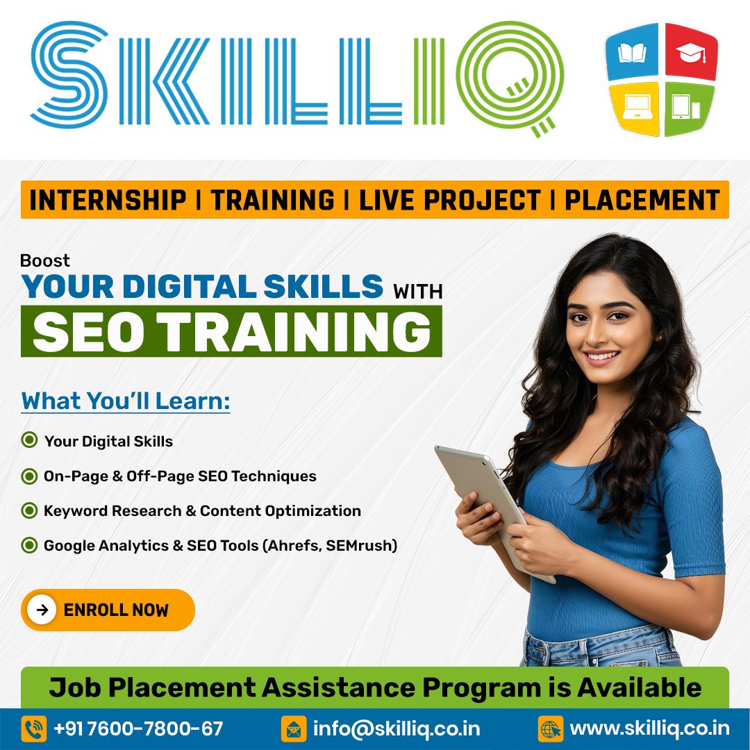 SkillIQCourse's tweet image. Boost Your Digital Skills with #SEO Training!

Learn how to drive organic traffic, rank higher on 
#Google, and master the #strategies that power digital success.
Perfect for beginners, marketers, and business owners!