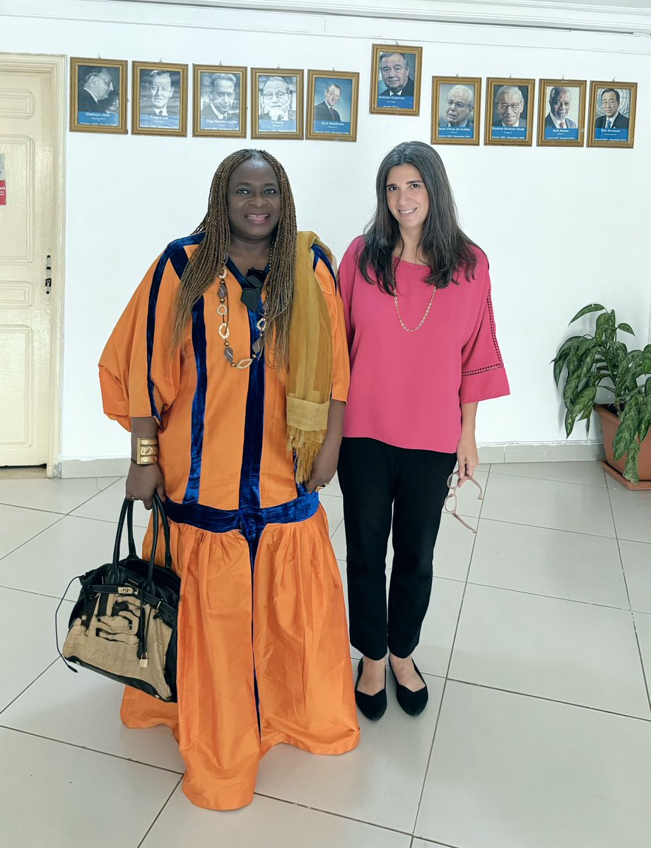 Je tiens à remercier Madame Kristele YOUNES, Coordonnatrice résidente du Système des Nations Unies en République de Guinée, pour l’échange constructif que nous avons eu. 

Nos discussions ont porté sur l’agenda des droits des femmes, le soutien aux femmes cheffes d’entreprise,
