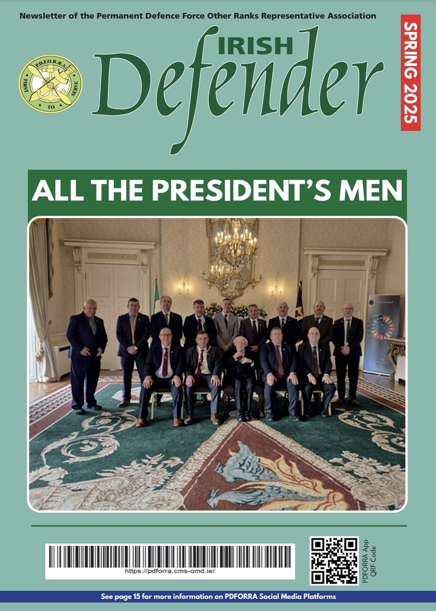 pdforra (@pdforra) on Twitter photo #PDFORRA members please visit your App or FB Group to download a copy of the Spring Edition of the Defender magazine.
<a href="/pdforra/">pdforra</a> <a href="/IRLDeptDefence/">Department of Defence</a> <a href="/defenceforces/">Óglaigh na hÉireann</a> <a href="/PMASMedical/">PMAS - PDFORRA Medical Assistance Scheme</a> <a href="/ANSACCU/">ANSACCU</a> #PDFORRA members please visit your App or FB Group to download a copy of the Spring Edition of the Defender magazine.
<a href="/pdforra/">pdforra</a> <a href="/IRLDeptDefence/">Department of Defence</a> <a href="/defenceforces/">Óglaigh na hÉireann</a> <a href="/PMASMedical/">PMAS - PDFORRA Medical Assistance Scheme</a> <a href="/ANSACCU/">ANSACCU</a>