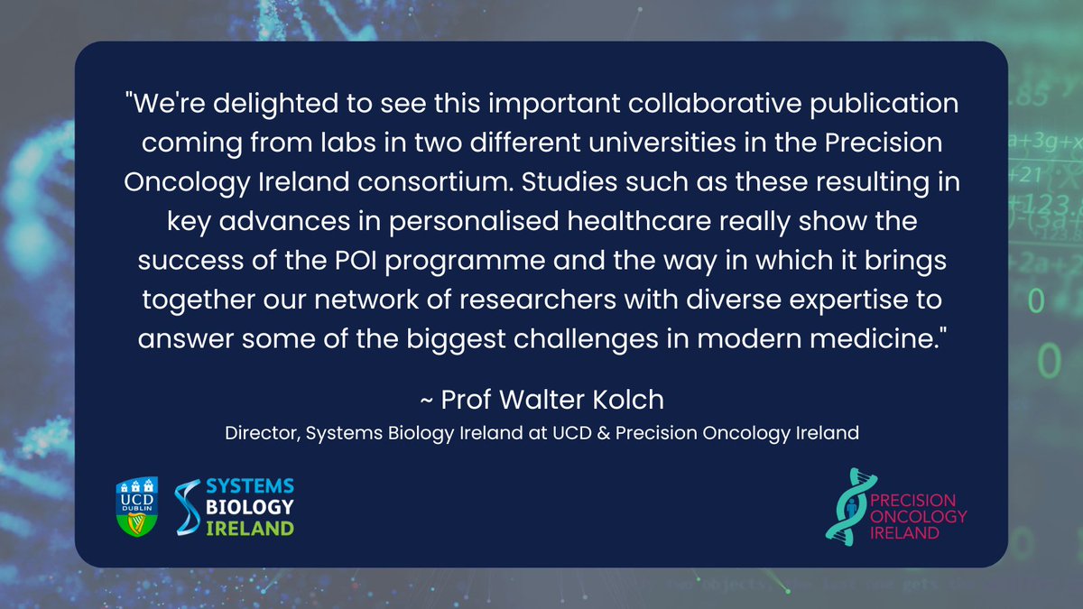 Systems Biology Ire (@sysbioire) on Twitter photo Read more about a new oesophageal cancer paper in
Neoplasia from Mitchelson et al, which is a key collaborative publication between <a href="/ucddublin/">University College Dublin</a> <a href="/CancerInstIRE/">Trinity St James's Cancer Institute</a> and <a href="/QUBelfast/">Queen's University Belfast 🎓</a>, and one of many success stories in the <a href="/PrecisionOncIre/">Precision Oncology Ireland</a> research consortium.
ucd.ie/sbi/news/newsf… Read more about a new oesophageal cancer paper in
Neoplasia from Mitchelson et al, which is a key collaborative publication between <a href="/ucddublin/">University College Dublin</a> <a href="/CancerInstIRE/">Trinity St James's Cancer Institute</a> and <a href="/QUBelfast/">Queen's University Belfast 🎓</a>, and one of many success stories in the <a href="/PrecisionOncIre/">Precision Oncology Ireland</a> research consortium.
ucd.ie/sbi/news/newsf…