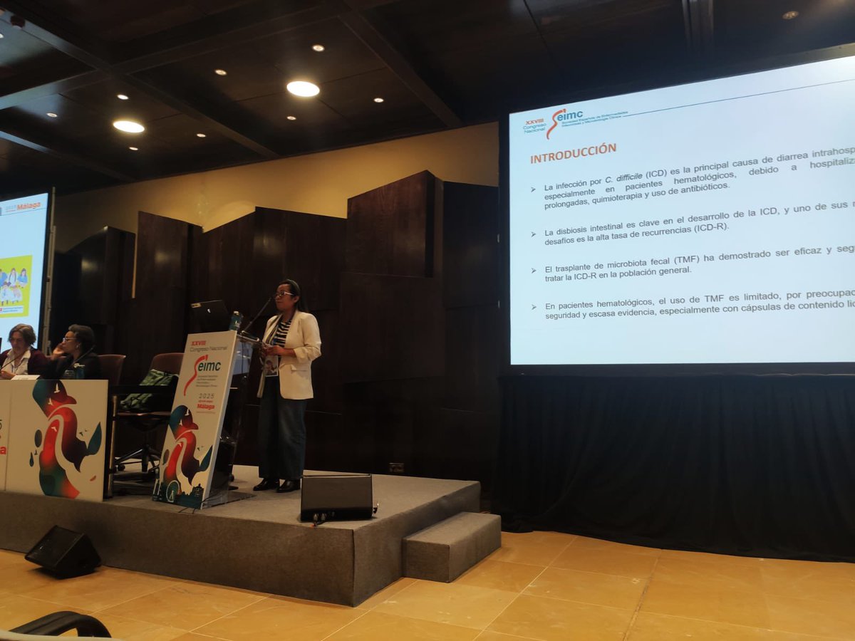 Lorena Dávila nos cuenta la experiencia con TMF en ICD en pacientes hematologicos en SEIMC2025