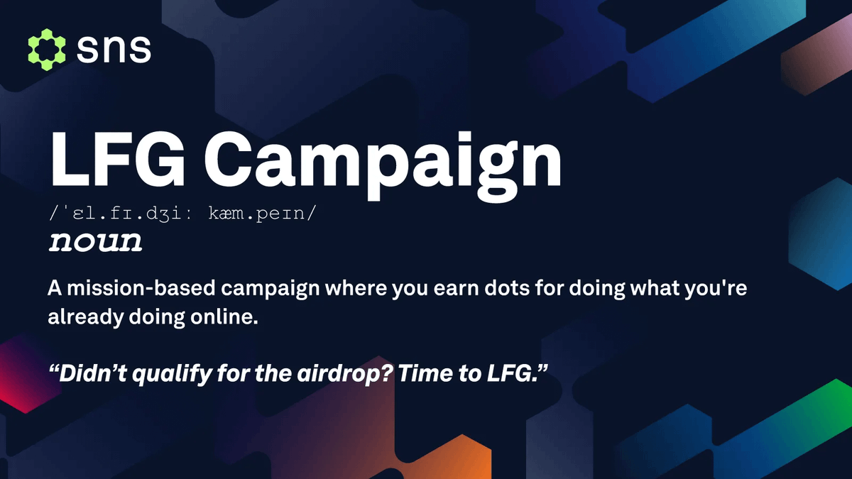 ABCs start the language. LFG starts your .sol journey.

Time to spell it out.