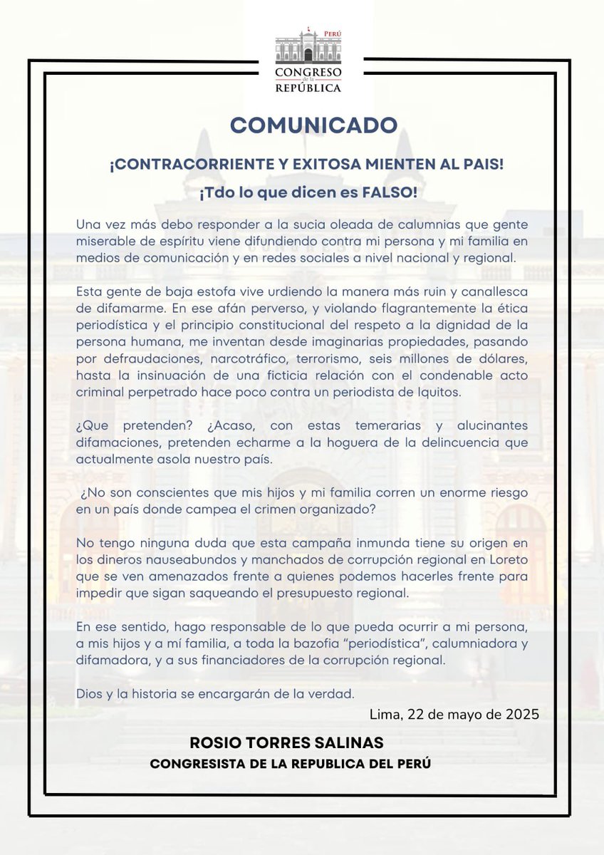 #ExitosaNoticias
#ContraCorriente
#DefensorDelPueblo
#CongresoDeLaRepublica