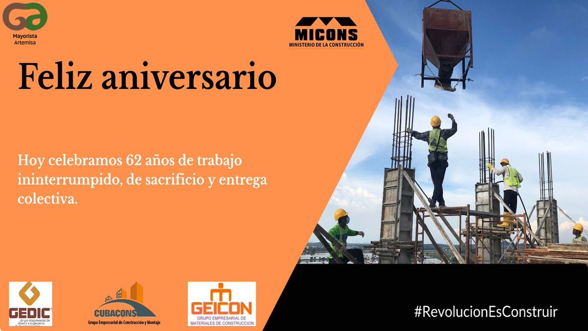 Feliz aniversario MINCONS #MayoristaArtemisa <a href="/BetsyDazVelzqu2/">Betsy Díaz Velázquez</a>
<a href="/GladysArtemisa/">Gladys Martínez Verdecia</a>
<a href="/RicardoArtemisa/">Ricardo Concepción Rodríguez</a>
<a href="/Yuri2024072/">Yuri Belén Ramírez</a>
<a href="/gomez_abre76218/">I+D+I OSDE GA</a>
<a href="/ComunicadoraArt/">Comunicadora CAM</a>
<a href="/ELeyva63647/">Viceintendente SAB</a>
<a href="/ComCAMSAB/">Jefe comunicadores SAB</a>