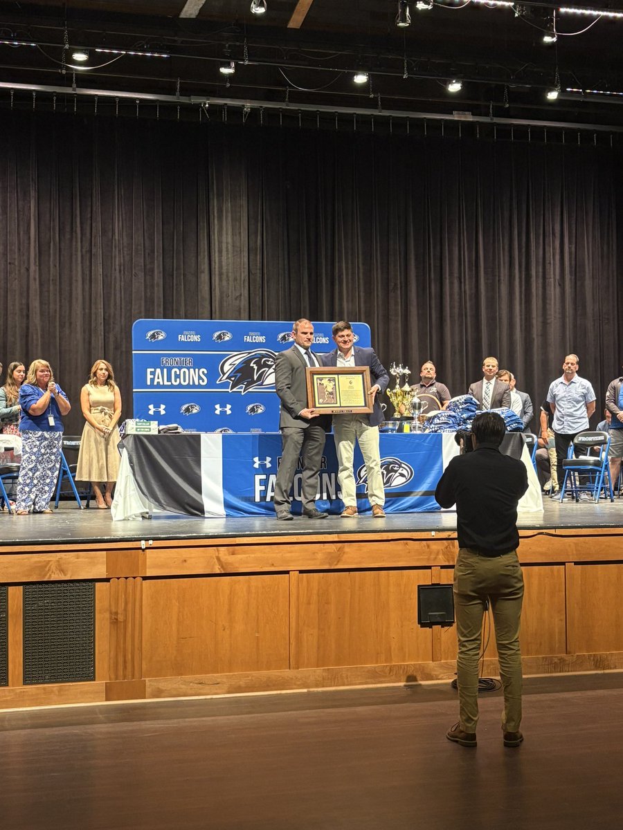 “Be Good. Do Good. God Bless. GO FRONTIER!” — Coach Galanti Induction Speech  #LetsFalconGo