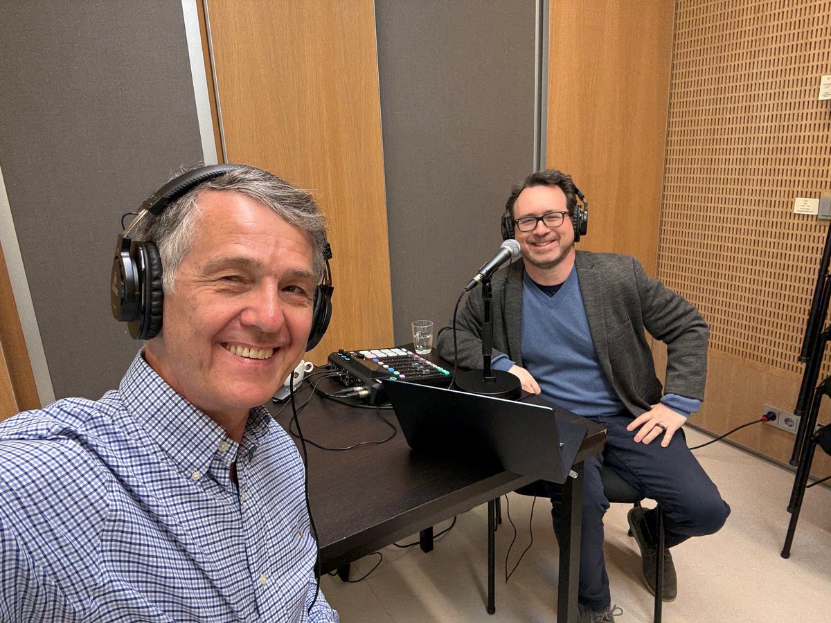 Interviewing the great Morten Solvik at the Amsterdam Mahler Festival last week!