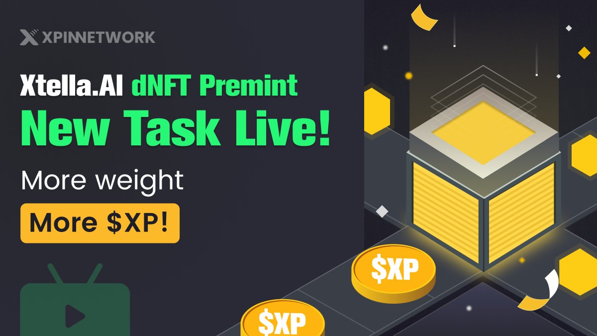 XPINNetwork's tweet photo. 🎉Exciting news! 
💡Brand-new daily tasks are now live! 
✨We’ve prepared up to 20 extra Weight points for you! Invite your friends, complete tasks, and boost your Weight every day to supercharge your mining rate! 

🌞Steps:
1️⃣Head to https://t.co/BVT1HfwTa1
2️⃣Hit Earn-Upgrade,
3️⃣Start your daily tasks!

Get started now and level up!🚀: https://t.co/BVT1HfwTa1