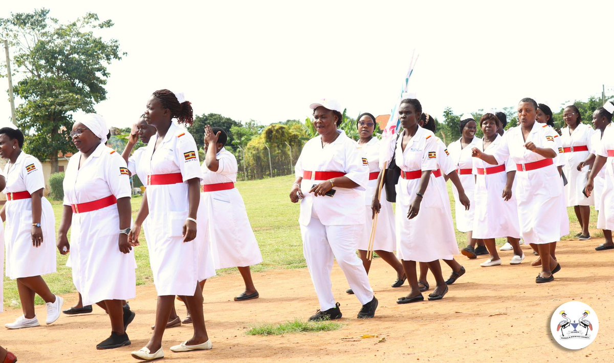 Uganda Nurses & Midwives Council (@unmc_ug) on Twitter photo Earlier today, streets of Kumi Town flooded with people in white & pink uniforms.
Residents were seen cheering and chanting for the frontline soldiers of Ugandaโs health care system - Nurses who are celebrating their Day today. <a href="/DianaAtwine/">Dr. Diana Atwine</a> <a href="/MinofHealthUG/">Ministry of Health- Uganda</a> <a href="/GCICUganda/">Government Citizen Interaction Centre</a> Earlier today, streets of Kumi Town flooded with people in white & pink uniforms.
Residents were seen cheering and chanting for the frontline soldiers of Ugandaโs health care system - Nurses who are celebrating their Day today. <a href="/DianaAtwine/">Dr. Diana Atwine</a> <a href="/MinofHealthUG/">Ministry of Health- Uganda</a> <a href="/GCICUganda/">Government Citizen Interaction Centre</a>