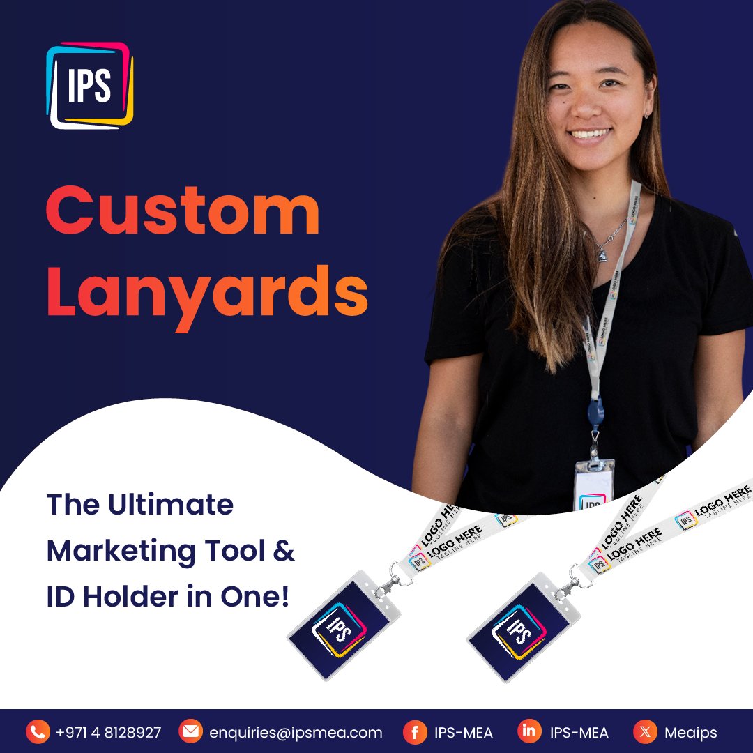 MeaIps's tweet image. Keep your ID, access card, or keys secure in style with our custom-designed lanyards! 🎯 Perfect for daily use or events, they boost your brand while offering comfort and durability.

🛒 Order now: ipsmea.com
#CustomLanyards #Branding #IPSMea