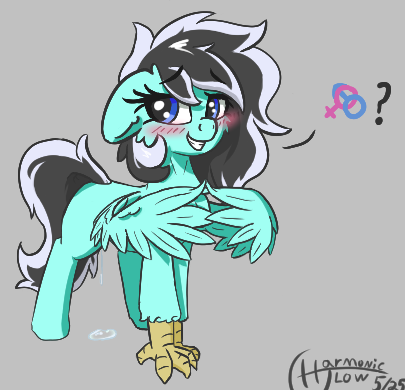 Mares in season become more direct.