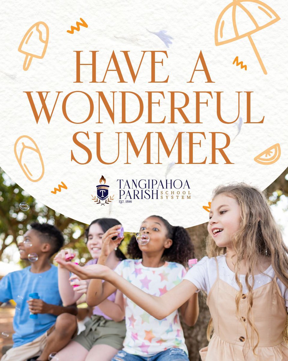 Today is the last day of school! It's been incredible to watch everyone accept the challenge and grow throughout the year. Have a great day and a safe, wonderful summer! 🌞🌻

tangischools.org