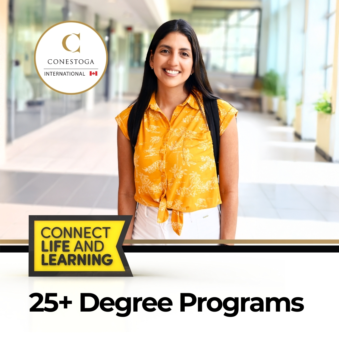 Conestoga_Inter's tweet image. 🎓 Looking for a degree that delivers value? At Conestoga, enjoy small class sizes 👥, 25+ programs 📚, and tuition from $16,500/year 💸. Top students can earn up to $2,500 in scholarships! 🏅

Apply now for Fall 2025! 🍁

#Fall2025Intake #StudyInCanada #InternationalStudents