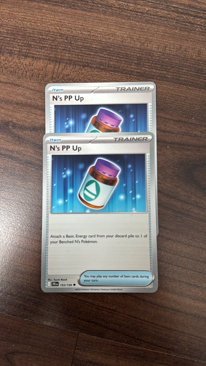 Wins of the day:
- found 2 english copy’s of „Ns PP Up“
- listened to <a href="/jammingtowerpod/">The Jamming Tower Podcast</a> and it was great! 
- <a href="/mirdoTCG/">Nicolas Baumann</a> mentioned me at the podcast. 🥰
- found 2 English copy’s of „Ns PP Up“
