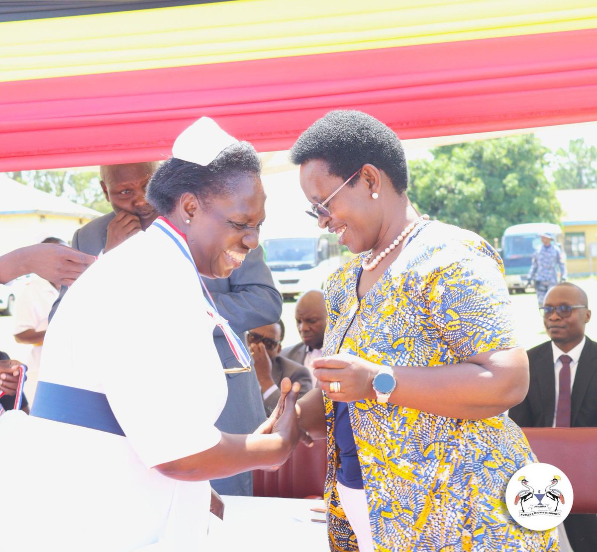 Uganda Nurses & Midwives Council (@unmc_ug) on Twitter photo The Permanent Secretary <a href="/MinofHealthUG/">Ministry of Health- Uganda</a> <a href="/DianaAtwine/">Dr. Diana Atwine</a> has this afternoon awarded several Nurses with certificates and medals for their selfless service to Ugandans.
This was during the International Nurses Day celebrations, that is currently taking place in Kumi. <a href="/GCICUganda/">Government Citizen Interaction Centre</a> The Permanent Secretary <a href="/MinofHealthUG/">Ministry of Health- Uganda</a> <a href="/DianaAtwine/">Dr. Diana Atwine</a> has this afternoon awarded several Nurses with certificates and medals for their selfless service to Ugandans.
This was during the International Nurses Day celebrations, that is currently taking place in Kumi. <a href="/GCICUganda/">Government Citizen Interaction Centre</a>