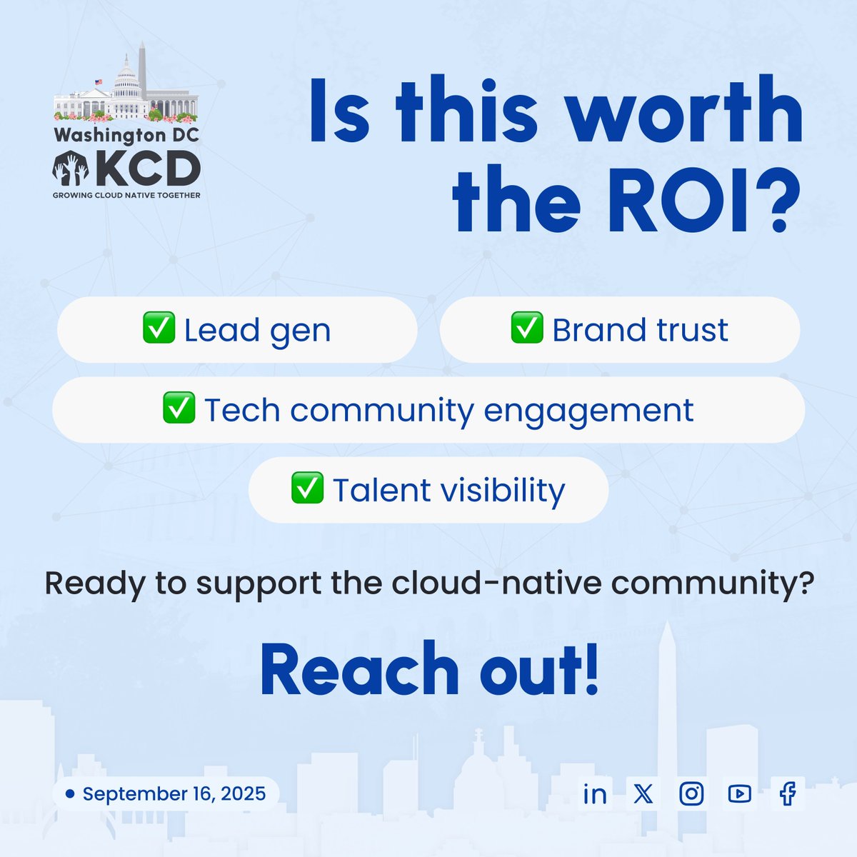 100%. One sponsorship = ✅ Lead gen ✅ Tech community engagement ✅ Brand
trust ✅ Talent visibility And if you're hiring? This is where top engineers hang out.
Watch more here: bit.ly/4bHUlrM
#CloudNative #DevOps #CNCF #Sponsor