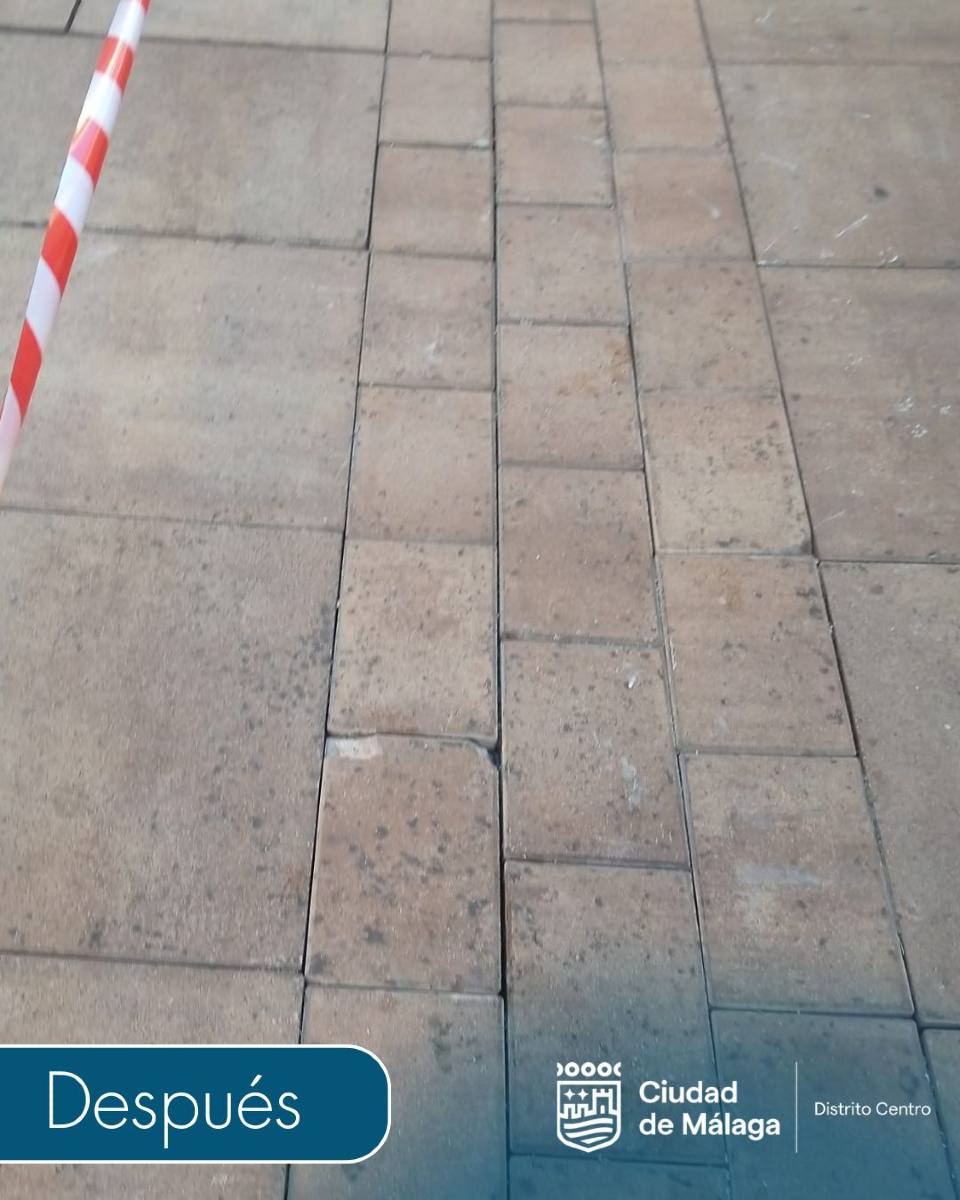 Reparación de acerado en calle Torre Gorda.

Desde el Distrito Centro, seguimos impulsando actuaciones de mejora en el espacio público.
En esta ocasión, se ha intervenido en el acerado de la calle Torre Gorda.S

#DistritoCentro #Malaga