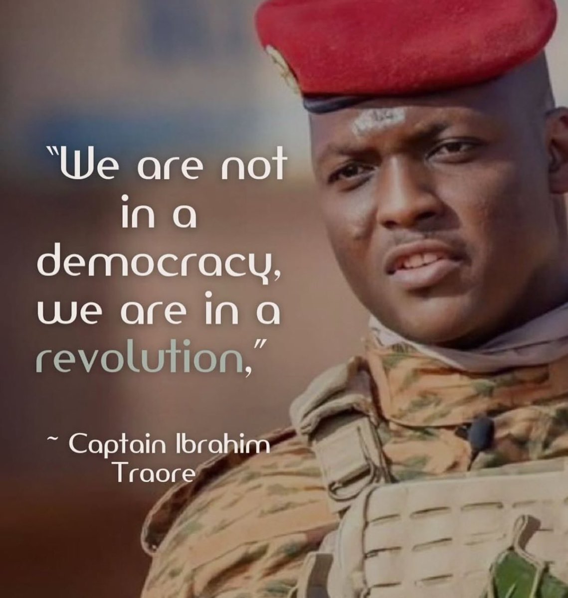 One Day This Statement By My Brother, Captain Traore, Will Make Sense !!!
